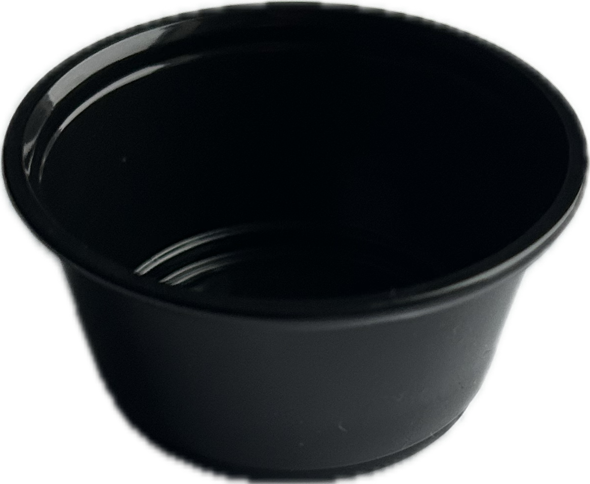 2 oz. PP Souffle Cup - Black