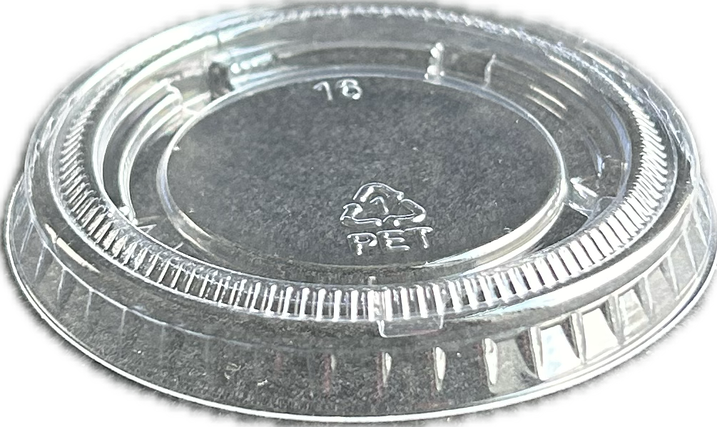 Medium PP Souffle Lid (1oz.  2oz.) - Clear