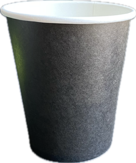8 oz. Paper Hot Drinking Cups - Black