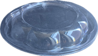 32-48 oz. Compostable PLA Round Lid - Clear