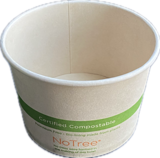12 oz. Compostable Paper Food Container - No Tree