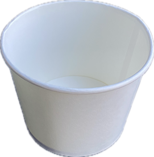 16 oz. Paper  Food Container - White