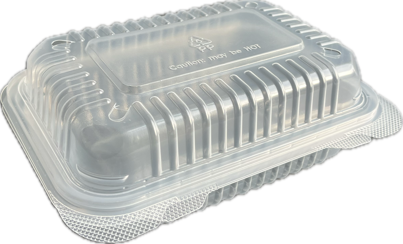 9x6 PP Hinged Togo Box - Clear